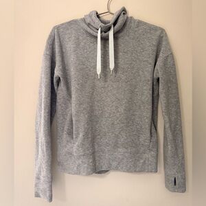 Lululemon Heather Gray Cowl Neck Pullover